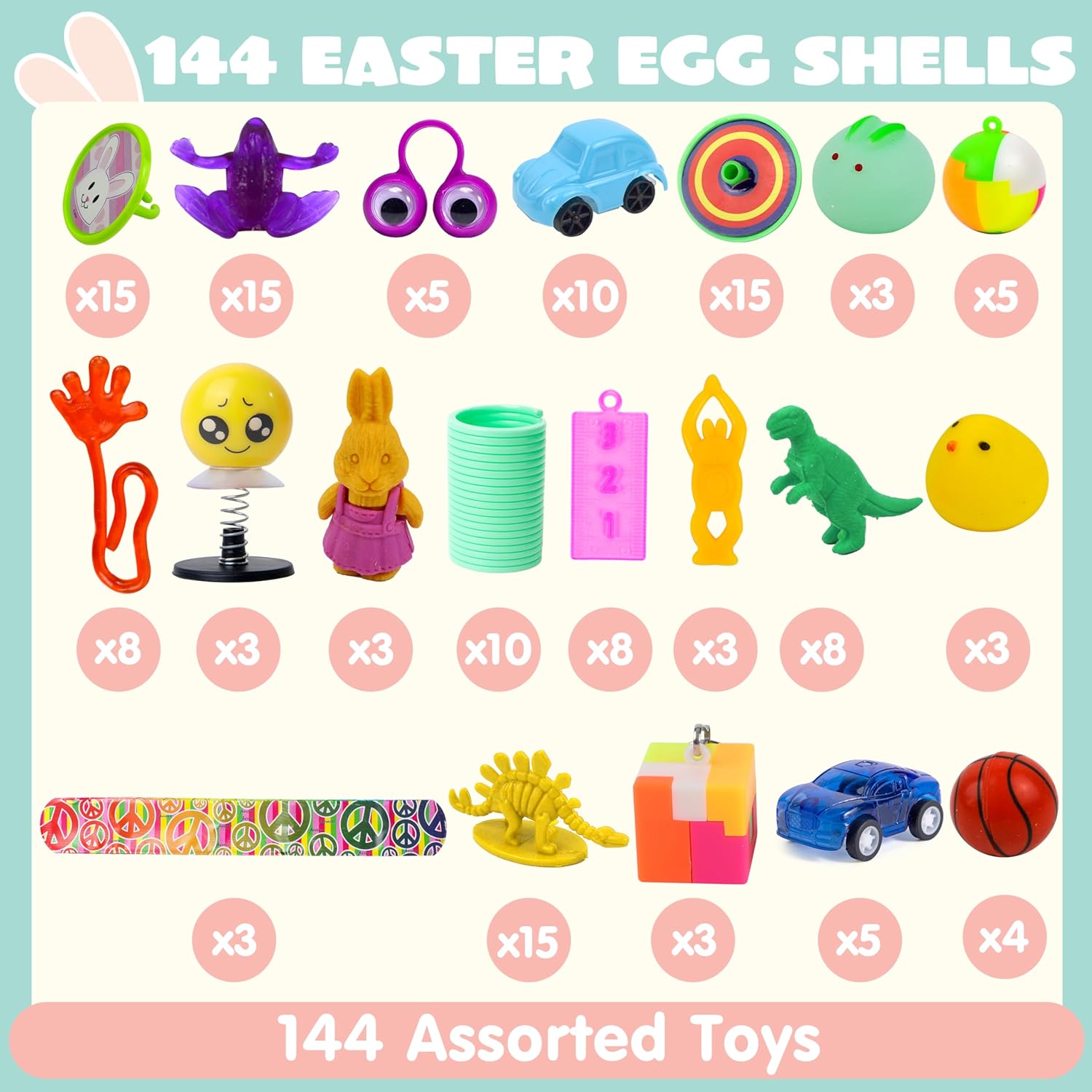 36pcs/48pcs/60pcs/80pcs/100pcs/120pcs/144pcs/160pcs/200pcs Prefilled Easter Eggs Toys and Stickers for Easter Egg Hunt, Filled with Toys Party Favors for Kids Boys Girls Easter Eggs Hunt, Basket Stuffers Fillers, Classroom Prize Supplies Kids Outdoor Play 36pcs/48pcs/60pcs/80pcs/100pcs/120pcs/144pcs/160pcs/200pcs Prefilled Easter Eggs Toys and Stickers for Easter Egg Hunt, Filled with Toys Party Favors for Kids Boys Girls Easter Eggs Hunt, Basket Stuffers Fillers, Classroom Prize Supplies Kids Outdoor Play