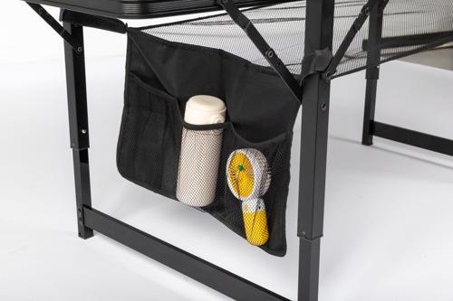 Camping Table, Folding Camping Table with Storage, Portable, Lightweight,  Aluminum Outdoor Table for BBQ, Picnic, Camping, Hiking, Beach, and Indoor