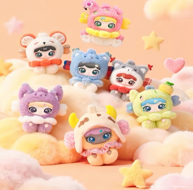 Lulumi Travel in the Cloud Plush Blind Box – Cute Soft Hanging Charm, Cloud-Themed Mini Plush Accessory for Bags & Decor, Adorable Collectible Gift for Girls & Plush Lovers