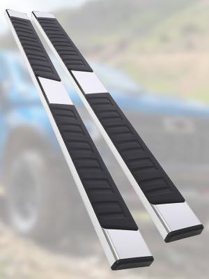 GARVEE 6 Inch Running Boards,Side Steps for 2007-2018 Chevy Silverado/GMC Sierra 1500, 2007-2019 2500HD 3500HD, 2019 Sierra 1500(Exclude 07 Classic), Stainless Steel Nerf Bars