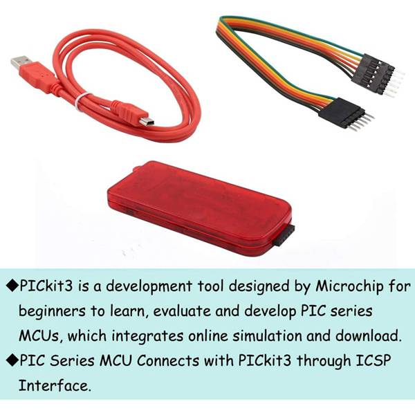 PICKIT3 ABS+PC+PVC Electronic Chip Simulator Microcontroller Circuit Debugger for PIC Series Microcontrollers ICSP Interface with USB Cable PICKIT3 ABS+PC+PVC Electronic Chip Simulator Microcontroller Circuit Debugger for PIC Series Microcontrollers ICSP Interface with USB Cable