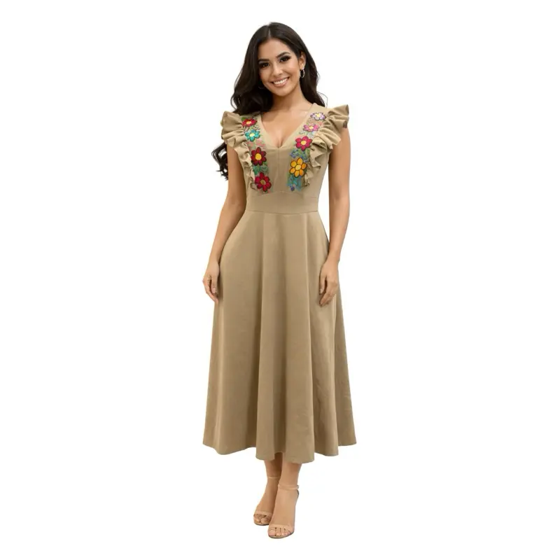 Elegant Embroidered Mexican Dress Unique Color Patterns & Design Fits Small/Medium Made in Mexico Traditional Style Vestido Mexicano Bordado - TikTok Shop Elegant Embroidered Mexican Dress Unique Color Patterns & Design Fits Small/Medium Made in Mexico Traditional Style Vestido Mexicano Bordado - TikTok Shop