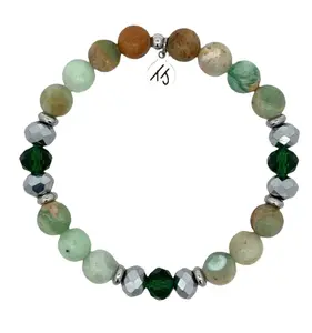 Live Exclusive Green Quartz Gemstone Bracelet