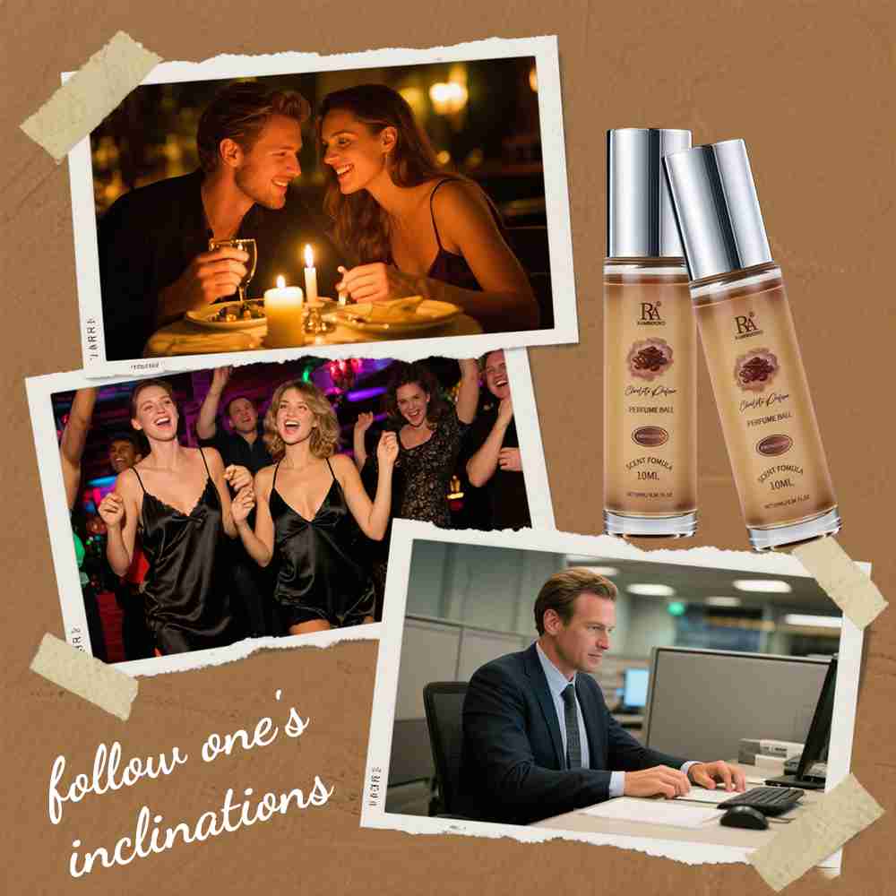 Chocolate Roll-On Perfume, 10ml of Rich, Long-Lasting Gourmand Scent! Unique & Captivating Fragrance for Dates, Work, & Travel. Romantic Gift Set