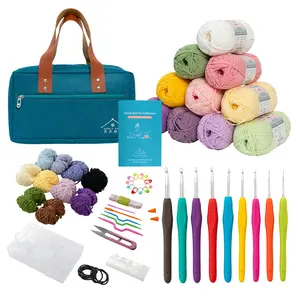 Floral Hair Tie Kit for Beginners - Crochet Hairtie Collection【US Warehouse】