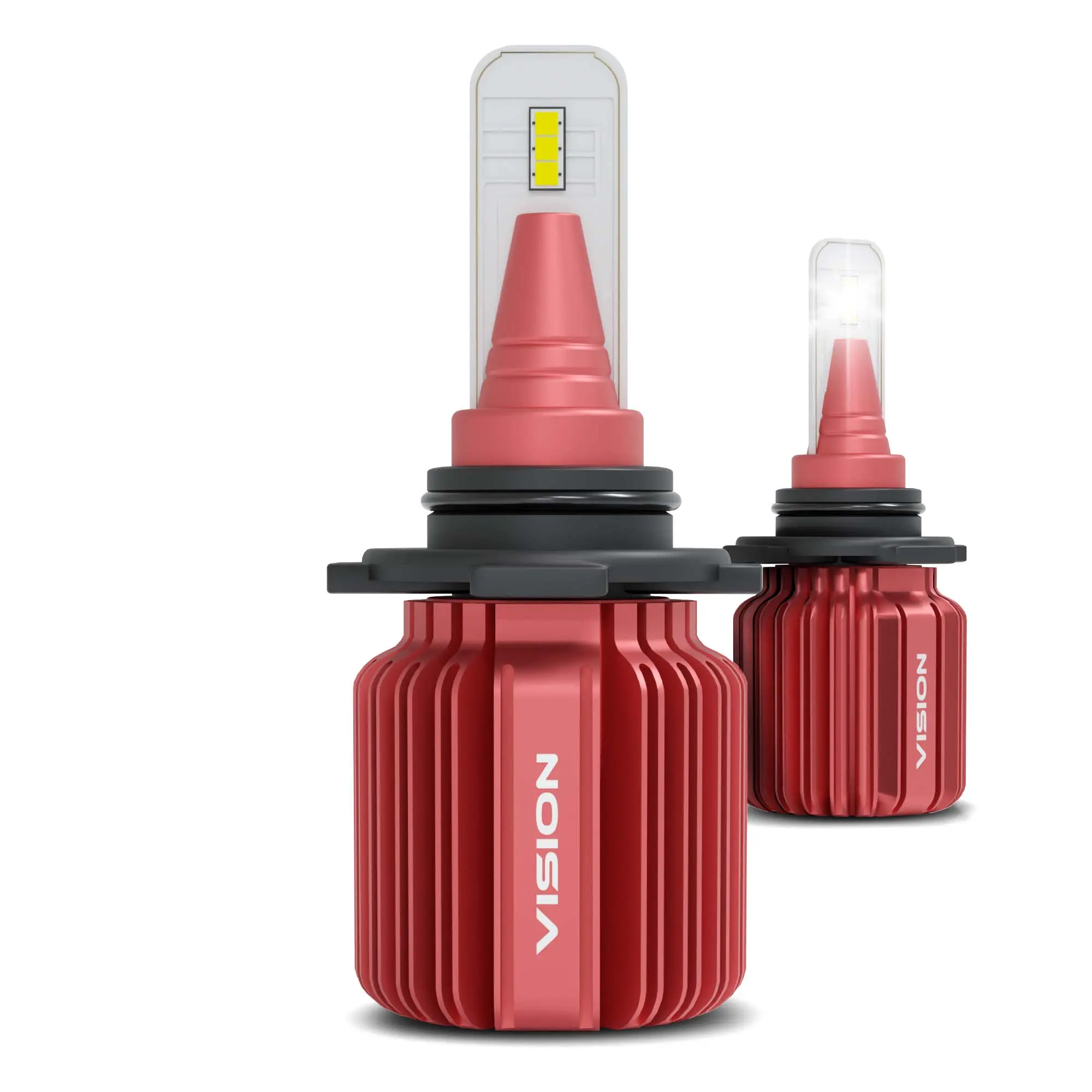 VISION 9005 CSP LED Light Conversion Kit, 2 x LED Headlight Bulbs, 6500K White, 5000 lm High Lumen Headlight, 30W, Plug-and-Play Easy Install, Heat Protection, Solid Beam, Multi-Vehicle Compatibility