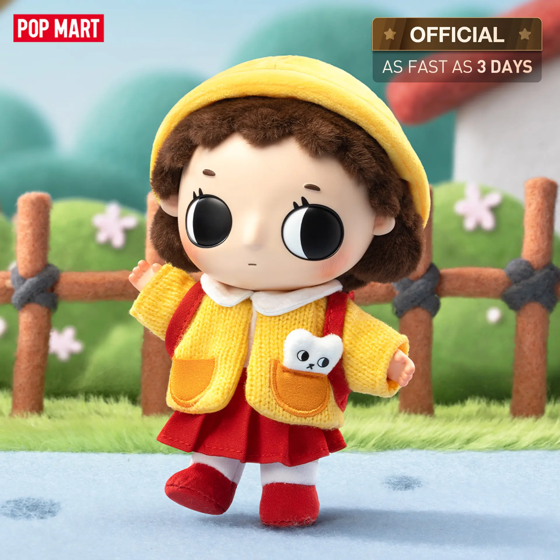 【NEW】POP MART Nyota × Chibi Maruko Chan Plush Doll Pendant, Bag Charm