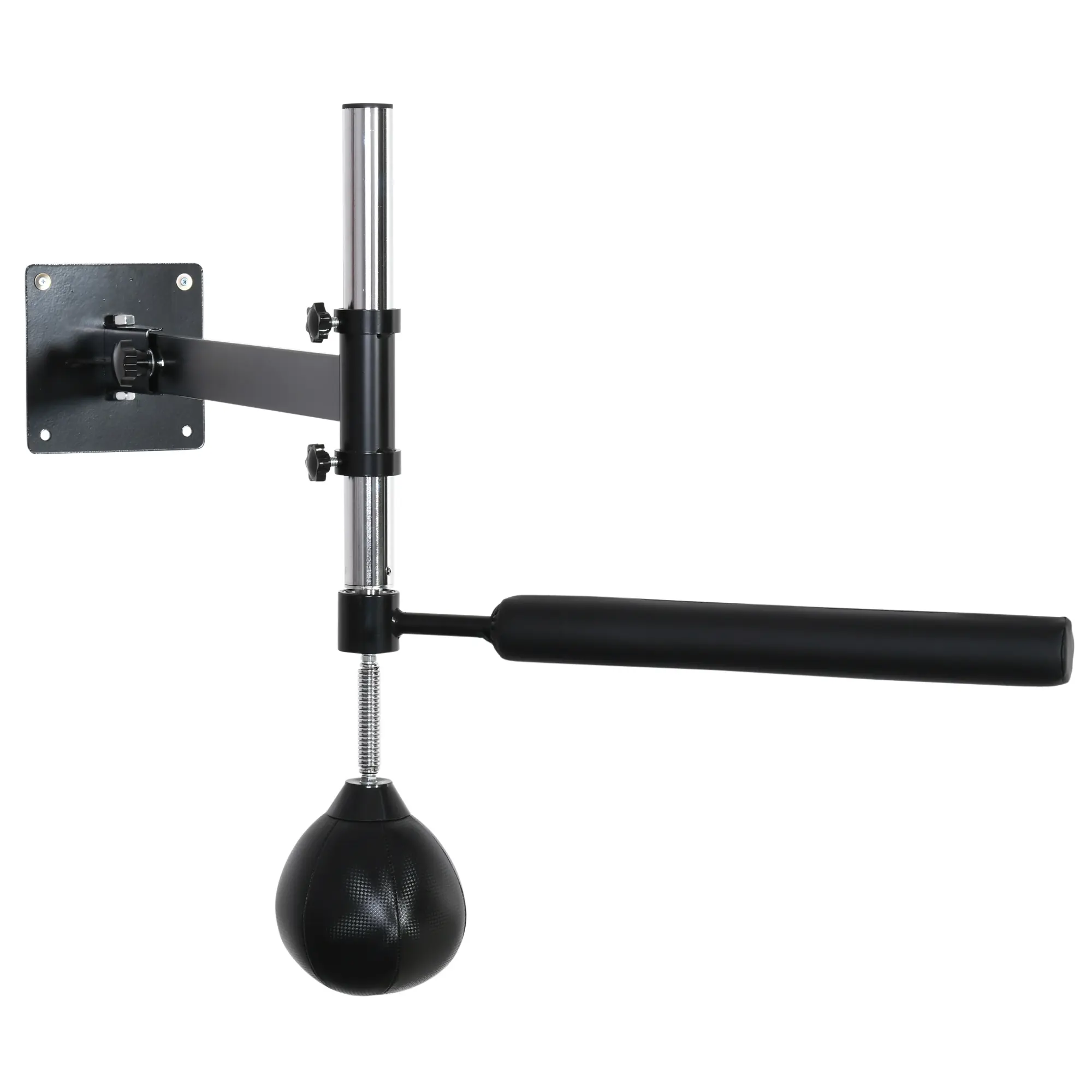Soozier Wall-Mount Reflex Boxing Trainer - 360° Rotating Rapid Boxing Bar, Punching Ball, Height-Adjustable Punching Bag for Home Gym Use, Punching Bags