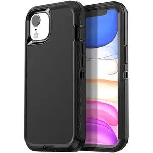 Entronix Case Compatible with iPhone XR - Triple-Layer Heavy Duty Protection