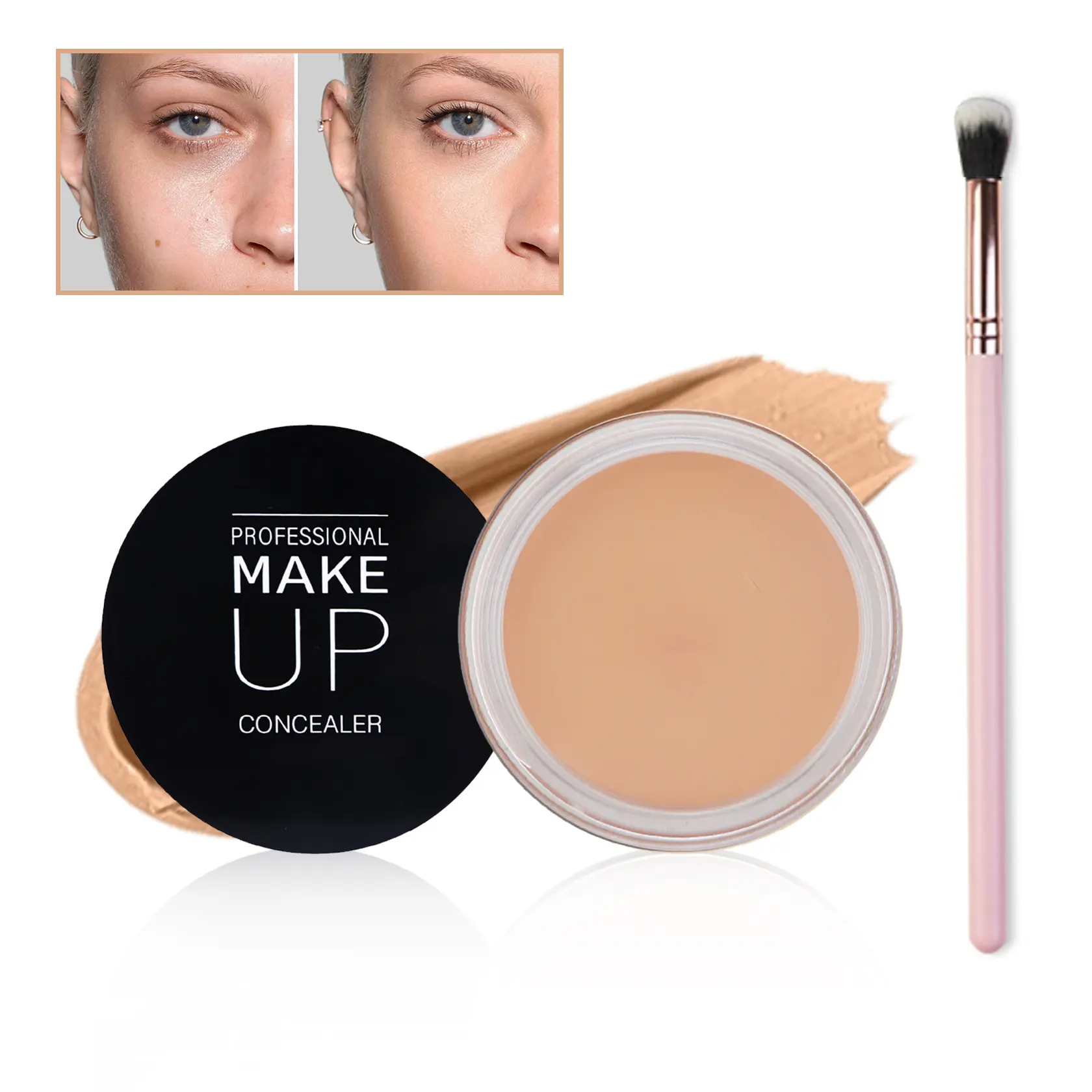 QIUFSSE Multifunctional Concealer, Waterproof, Long-Lasting & Full Coverage for Face, Eyes & Tattoo, High Quality Makeup