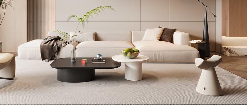 Togo Sofa for Adults 1/2/3 Seater Bean Bag Chair Sofa Fireside Chair Lazy Sofa Chair with High Density Comfortable Foam Modern Bean Bag for Living Room Bedroom Office Beige Beanbag Cushion Beanbag Lounger