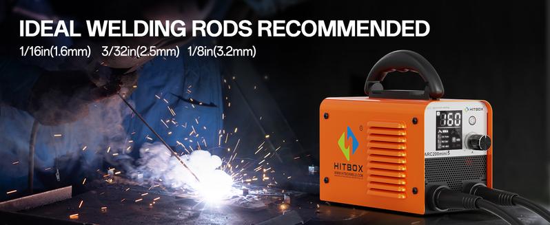 ARC200mini3 HITBOX 2-IN-1 Perfect Stick Welder 160A MMA/Lift Tig Portable Handheld with LCD Display & Anti-Stick Technology for Beginners welder  machine