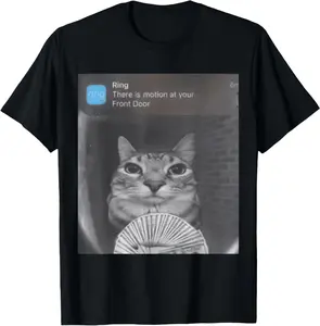 Ring There is Motion at Your Front Door 100% Cotton Printed Shirt