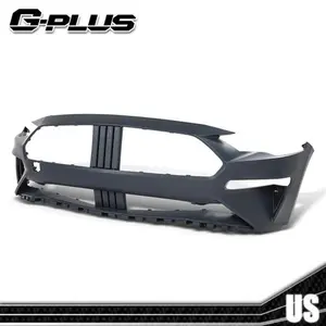 Front Bumper Cover Fascia Fit For 2018 2019 Ford Mustang Plastic W/ Tow Hole