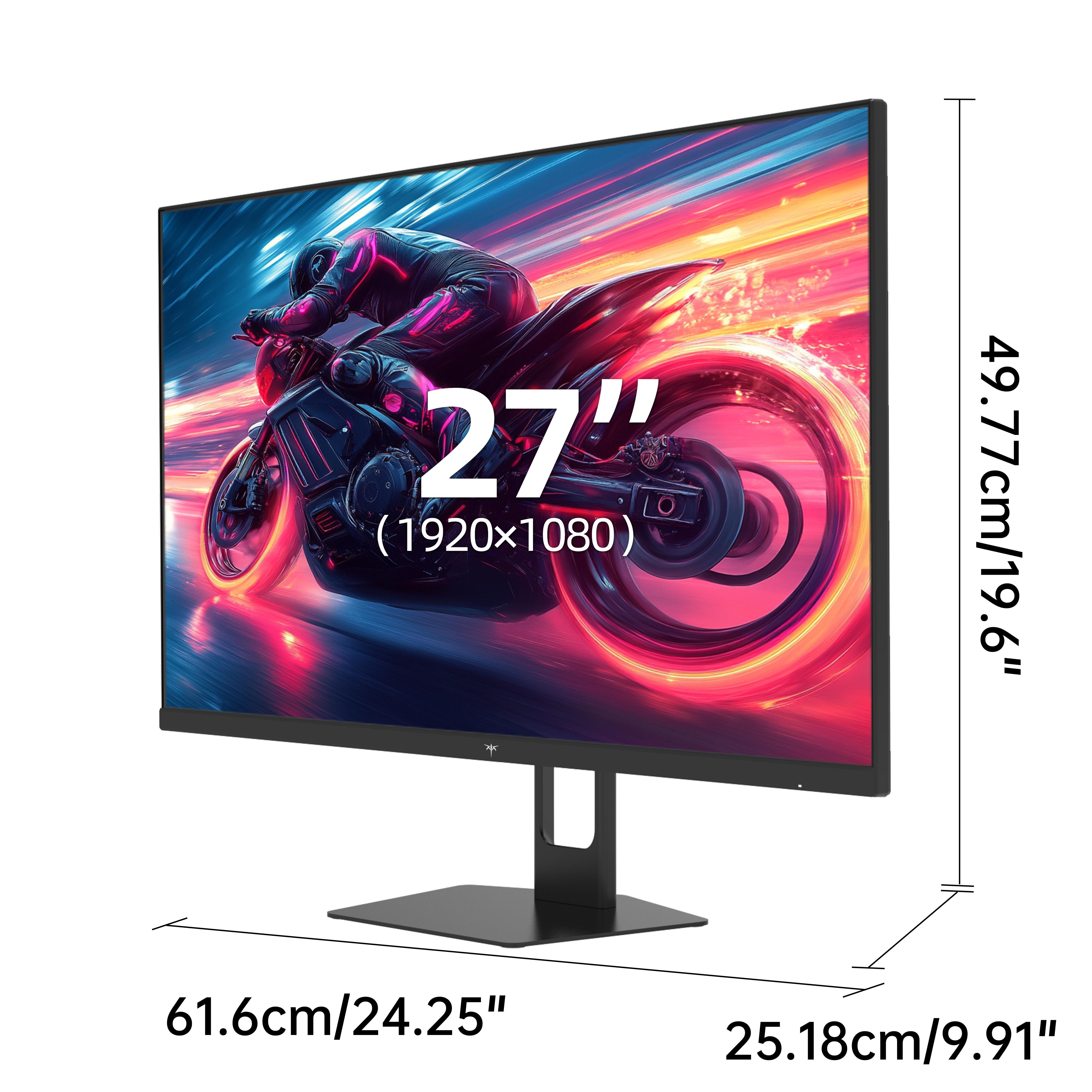 KTC 27" FHD 280Hz Gaming Monitor, FHD 1920*1080P 240Hz PC Computer Monitor, 1* DP 1.4@280Hz, 2* HDMI 2.0@240Hz, 3-year warranty