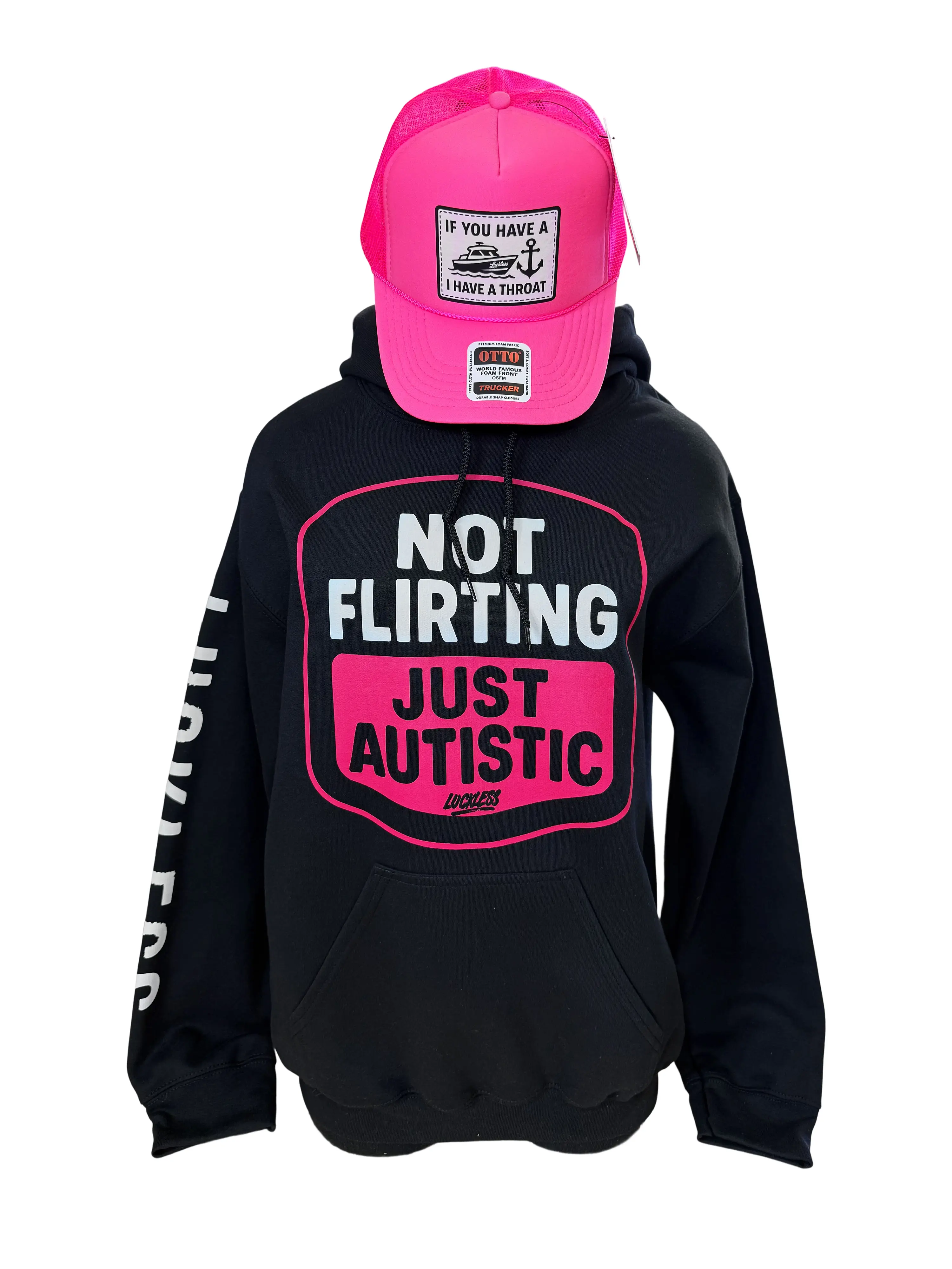 Not Flirting Hoodie by Luckless Outfitters