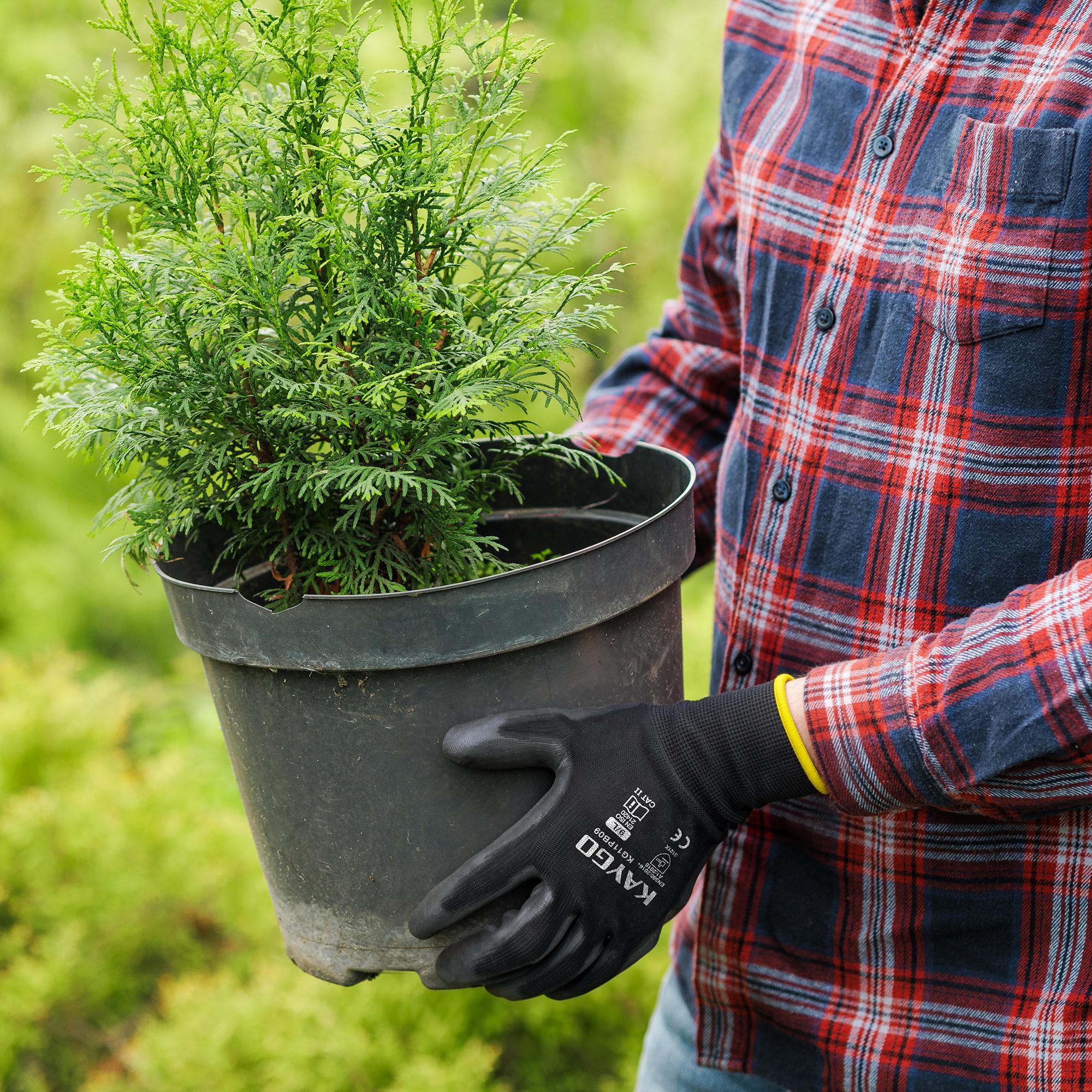 KAYGO  Breathable PU Coated Gloves for Gardeners, HVAC installer,DIY Users, Warehouse Workers and Mechanics, Perfect for Yard Cleanup, Material Handling, Home Projects, Garage Work and Everyday Grip Tasks