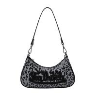 Grey Cheetah Shoulder Bag