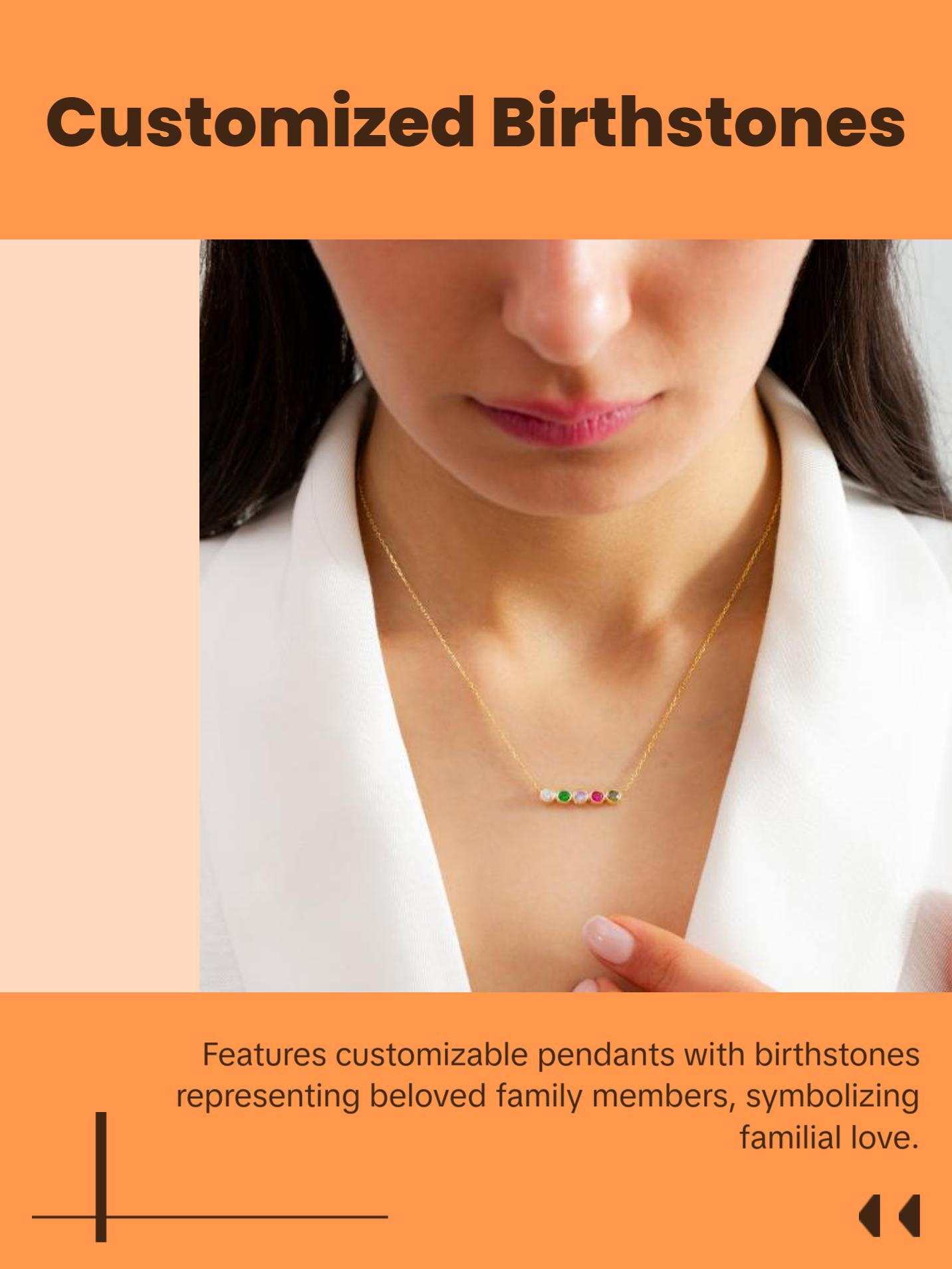 925 Sterling Silver Birthstone Necklace for Women, Birthstone Necklace for Mom, Mothers Day Gift, Dainty Necklace, Grandma Necklace, Birthstone Gifts, Gifts for Mothers Jewelry, Best Gift for Her