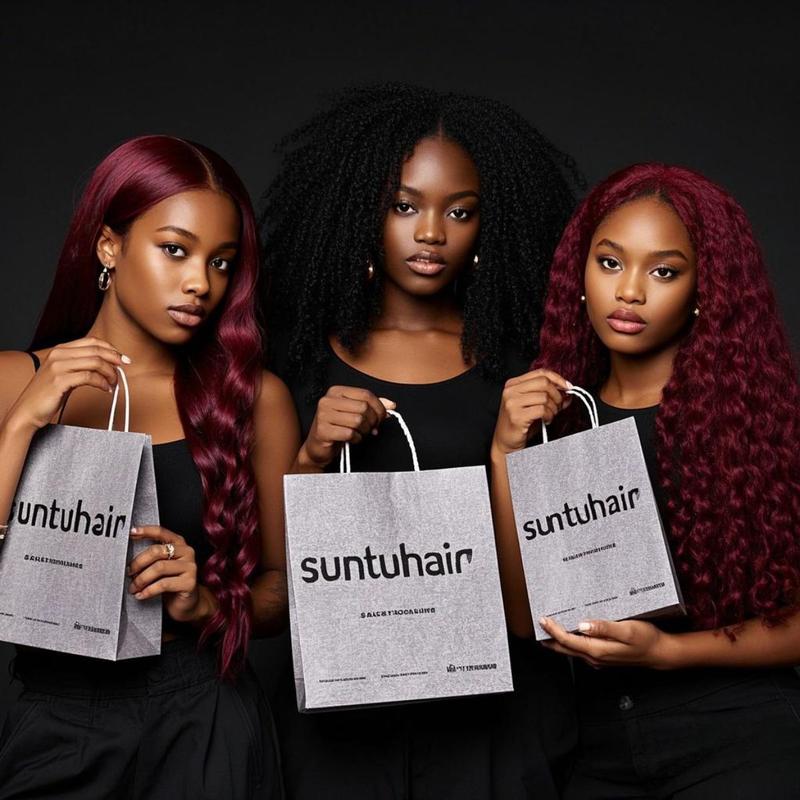 [Hot] Suntuhair 5x5 Lace Wear and Go Glueless Wigs Body Wave Human Hair Burgundy Dark Red Hair 99j Wig Lace Front Wigs 100% Human Hair Upgraded No Glue Closure Wigs Human Hair for Women 20-32 Inch