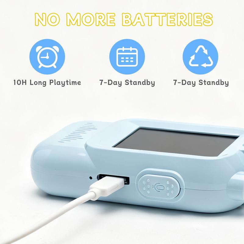 Kids Video Walkie Talkies Toys 2 Pack Long Range Communication with Camera Ideal for 3-12 Year Olds Colorful Audio for Outdoor Indoor Play Holiday Christmas Gifts Video call intercom Christmas Sock Filler