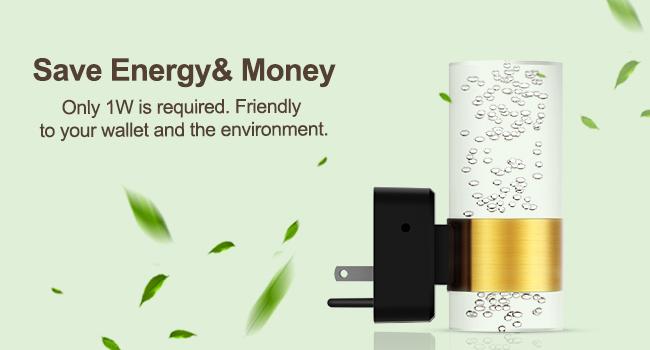 DORESSHOP 2 Packs Acrylic Aesthetics Night Light, Auto Dusk to Dawn Sensor LED Night Light for Bedroom Kitchen, Dimmable