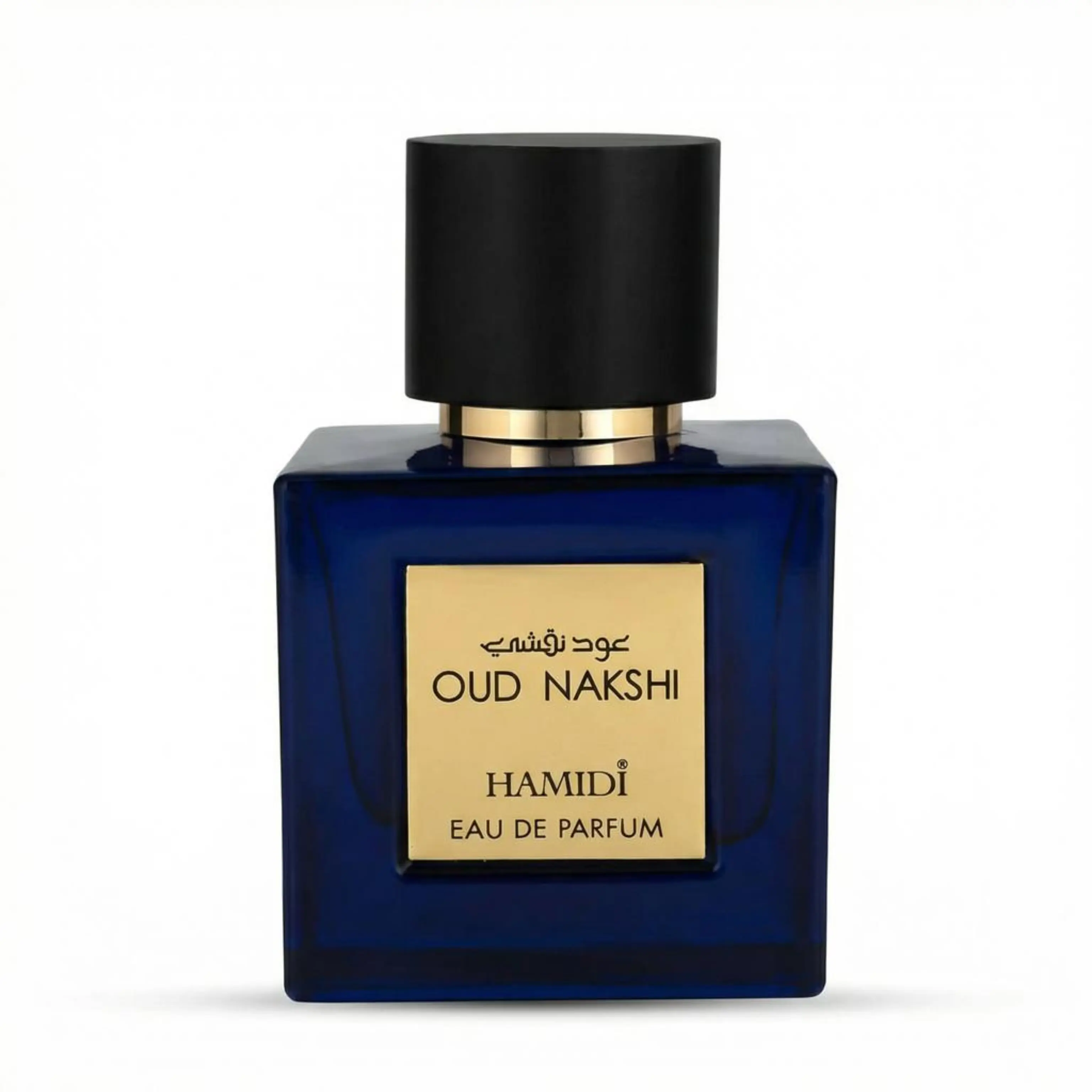 Hamidi Oud Nakshi Regular Ed. Alcohol-Free Unisex Eau de Parfum - 100ml Spray, Long-Lasting Oriental Fragrance with Wood, Cedar, Oud & Vanilla, Middle Eastern Perfume, Single Bottle