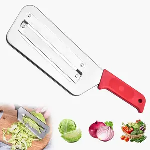 This is a special multi-function kitchen tool: a thickened stainless steel peeler knife for removing pineapple and sugar cane skin. vegetable fish various