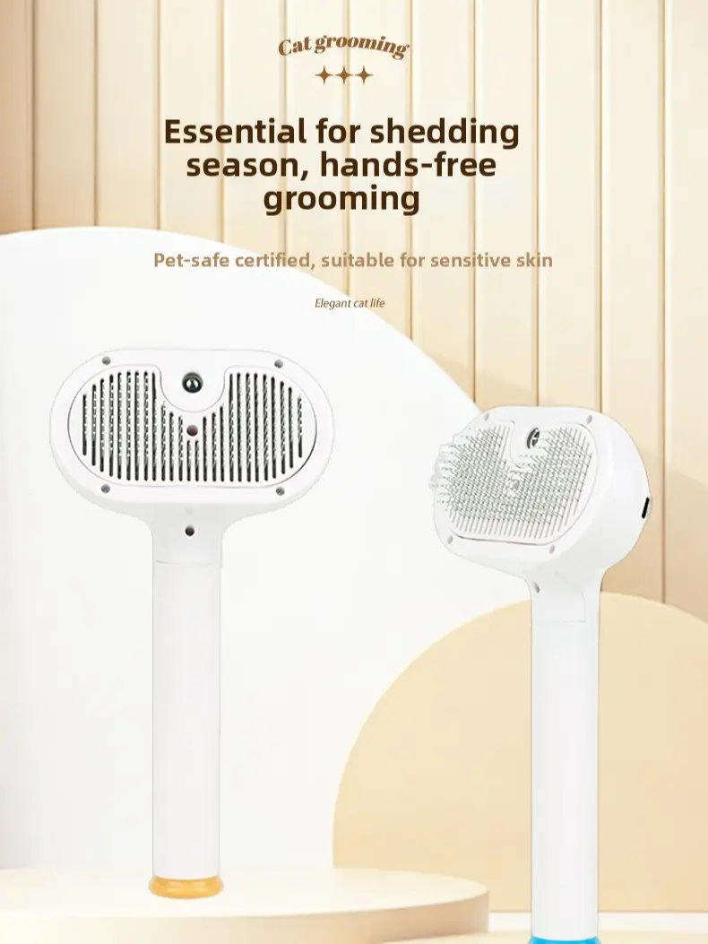 Pet Spray Brush Portable Hair Removal steam for cats