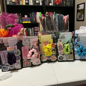 Six Blind Date with a Book Bundle Hand-Wrapped with Adorable Stickers & Stylish Scrunchie Perfect for Book Lovers & Gifts Romance Thriller Fantasy & More Genres Available