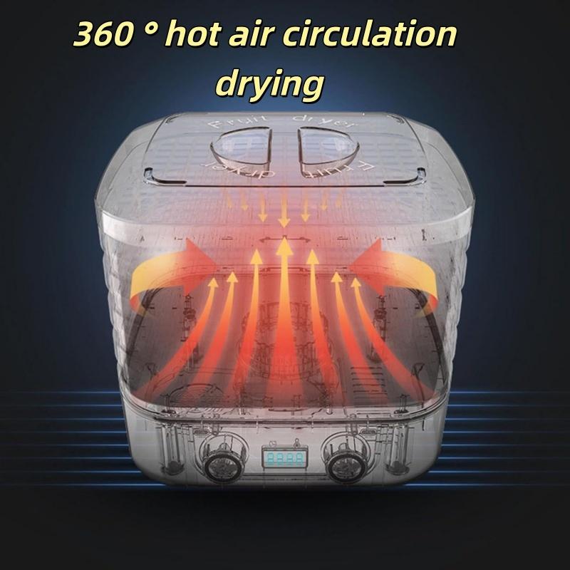 Five layer small household dryer, multi-layer fruit dryer, adjustable temperature meat dryer, suitable for drying herbs, mushrooms, and can replace healthy snacks