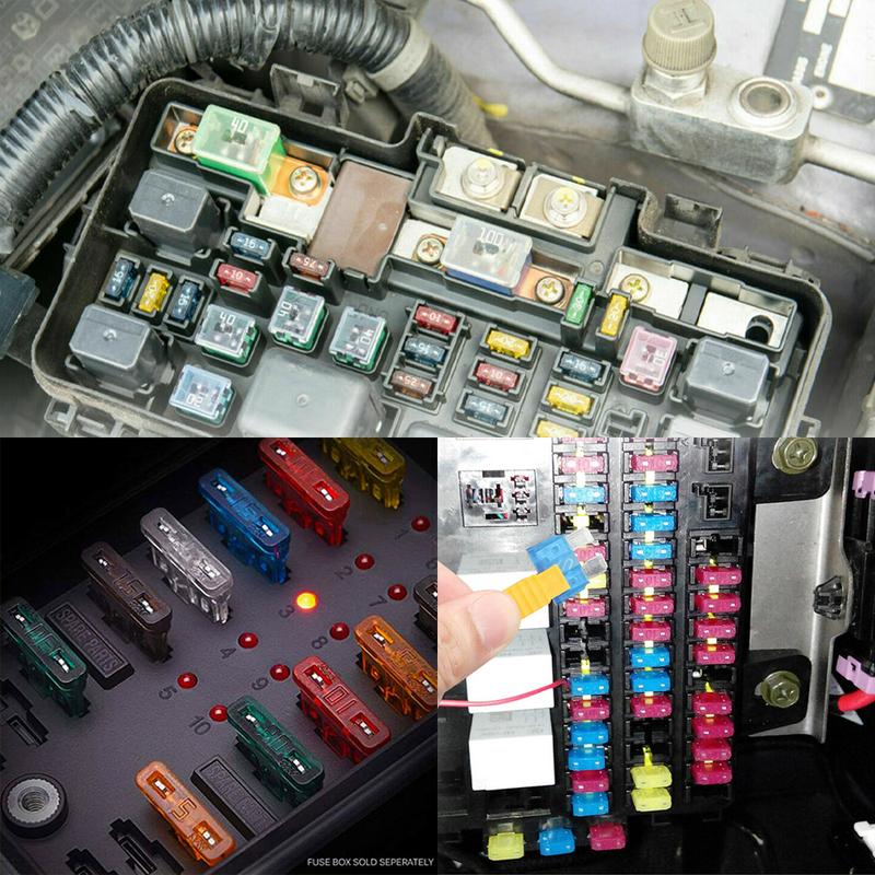 220pcs MINI Blade Fuse Assortment Auto Car Motorcycle SUV FUSES Kit APM ATM US 220pcs MINI Blade Fuse Assortment Auto Car Motorcycle SUV FUSES Kit APM ATM US