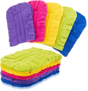 12Pcs Duster Refill Reusable Duster Refills Feather Flat Dusters Multi Surface Washable Cleaning Pads Tools for Home, Blinds, Car, Pet, Furniture, Fans (not include handle)