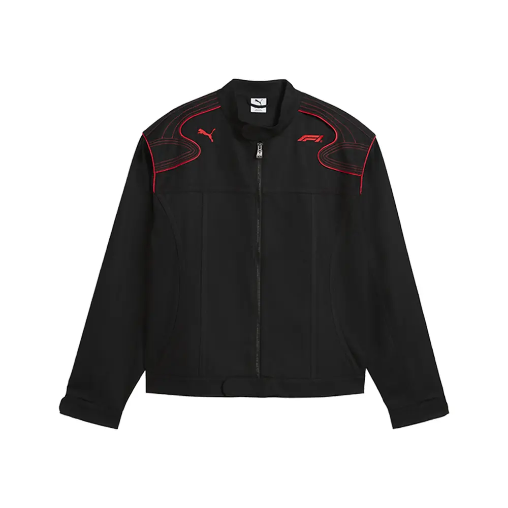 PUMA Mens F1 Lifestyle Racing Jacket Racing Athletic Outerwear Casual - Black