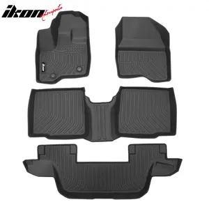 3D Floor Mats Carpets Liner for Ford Explorer Bench Seat 2011-2015 TPE