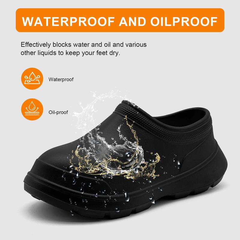 Lumubby Men's & Women's Chef Shoes Lightweight Non-Slip Work Shoes for Kitchens Hospitals Waterproof Oilproof Super Soft Cotton Memory Foam Comfort Lumubby Men's & Women's Chef Shoes Lightweight Non-Slip Work Shoes for Kitchens Hospitals Waterproof Oilproof Super Soft Cotton Memory Foam Comfort