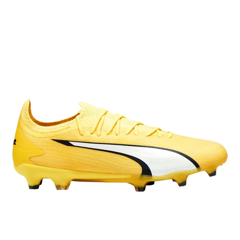 PUMA Mens Ultra Ultimate Soccer Cleats Cleated, Firm Ground - Yellow