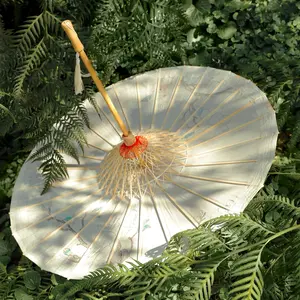 [Yujie Lanxin] Intangible Cultural Heritage Handmade Traditional Oil-Paper Umbrella Ancient Tung Oil Rainproof and Waterproof Ancient Wind Umbrella Sunny and Rain