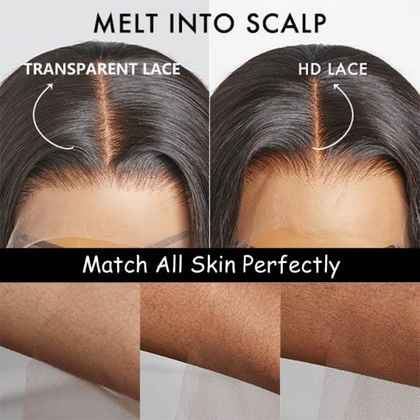 Wiggins Hair Deep Wave Ready To Go Glueless Wigs Human Hair Pre Cut Lace 7x4 & 7x5 Clsoure Wig & Pre Bleached 13x4 Lace Front Wig Pre Plucked Hairline