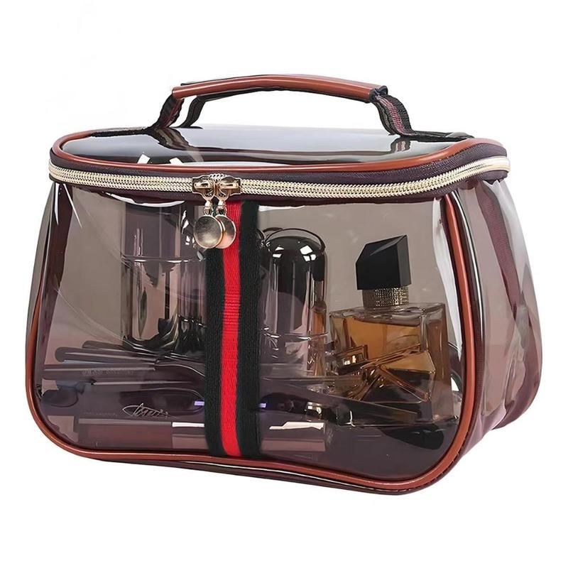 New Retro Vintage Vanity Bag – Large Capacity Waterproof Transparent Makeup Cosmetic Bag with Zipper – Luxury Toiletry Organizer for Women Ladies Travel & Storage New Retro Vintage Vanity Bag – Large Capacity Waterproof Transparent Makeup Cosmetic Bag with Zipper – Luxury Toiletry Organizer for Women Ladies Travel & Storage
