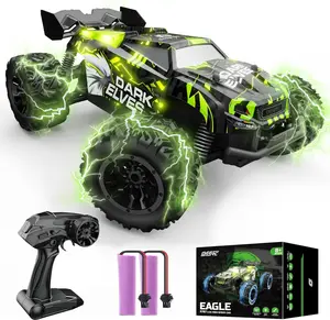 DEERC 1:20 RC Car Remote Control Car, All Terrain RC Monster Truck W/ 2 Batteries for 40 Min Play, 2.4GHz Outdoor Off Road Rock Crawler Toy