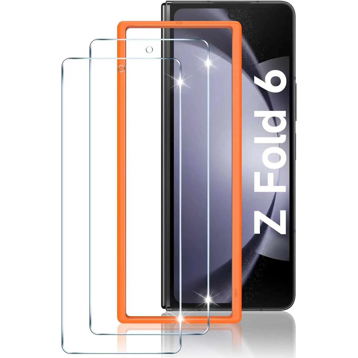 3 Pack for Samsung Galaxy A53 5G Screen Protector, Tempered Glass HD Clear 9H Hardness Protective Film for Galaxy A53 6.5", Anti-Scratch Bubble Free Case Friendly - Transparent