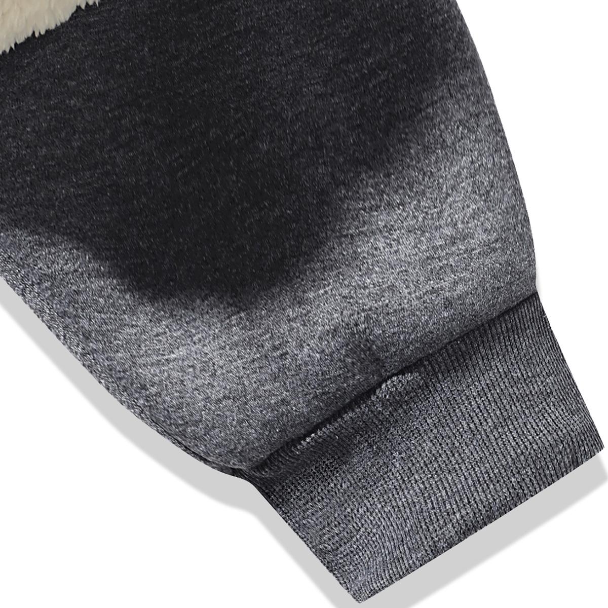 Men's warm fleece outdoor pants, windproof and durable, suitable for skiing and hiking, casual with pockets, stylish warm design Men's fleece outdoor pants - windproof, durable