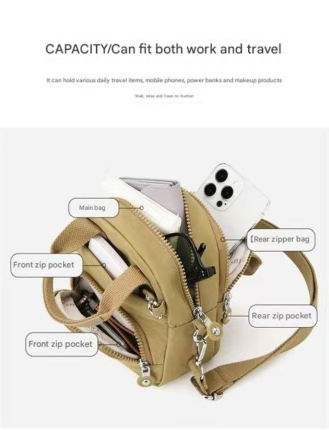 Mini women's wallet, versatile shoulder and casual crossbody bag, perfect for everyday sophisticated casual handbags.