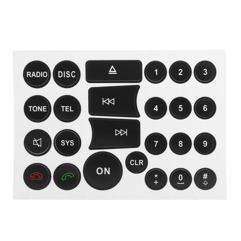For 2007-2014 Mercedes Benz Button Repair Package Steering AC Window Decals Stickers New