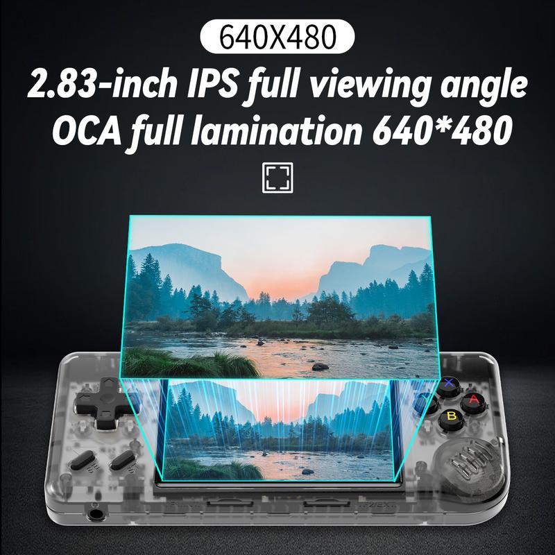 ANBERNIC RG28XX Handheld Game Console 2.83 inch 640*480 IPS Screen Linux System 3100mAh Video Retro Player Support 2.4G Wireless/Wired Controller Supports Music Video Player Small and Convenient Game Console ANBERNIC RG28XX Handheld Game Console 2.83 inch 640*480 IPS Screen Linux System 3100mAh Video Retro Player Support 2.4G Wireless/Wired Controller Supports Music Video Player Small and Convenient Game Console
