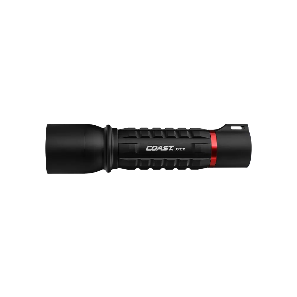 COAST XP11R Rechargeable Dual Power LED Flashlight, 3000 Lumens, Black