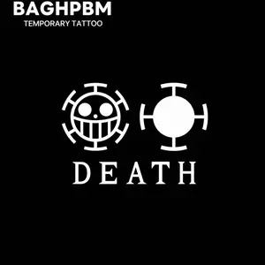 BAGHPBM One Piece Tattoo Made Based on Plant Ingredients No Tools Required Just Lightly Press and Paste Shelf Life 15 Days Hallowmas Temporary Tattoos Fake Tattoos