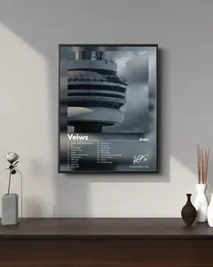 Sale off up to 50%] [No frame, Free Ship] Drake – Views – Album Poster – Album Art Poster – Wall Art – Home Decor (No Frame)