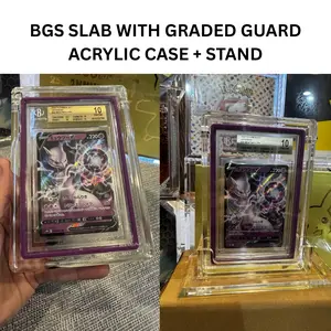 BGS SLAB (WITH GRADED GUARD) ACRYLIC CASE WITH STAND